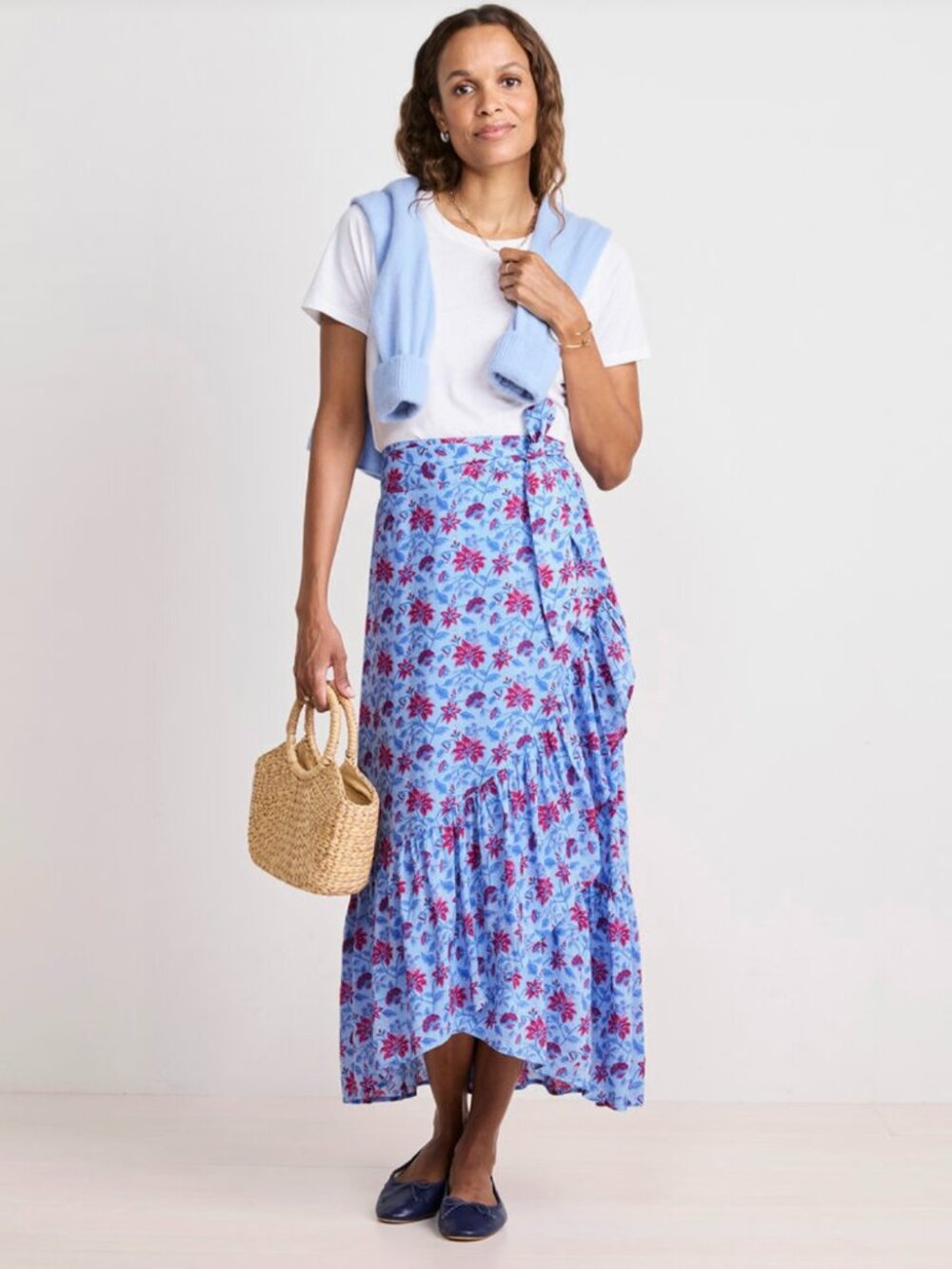 NWT VINEYARD VINES Cotton Mila Wrap Skirt XL
